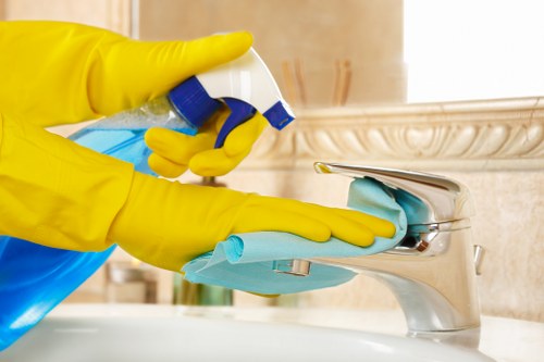 Upholstery cleaning process for a sofa in Crewshill living room